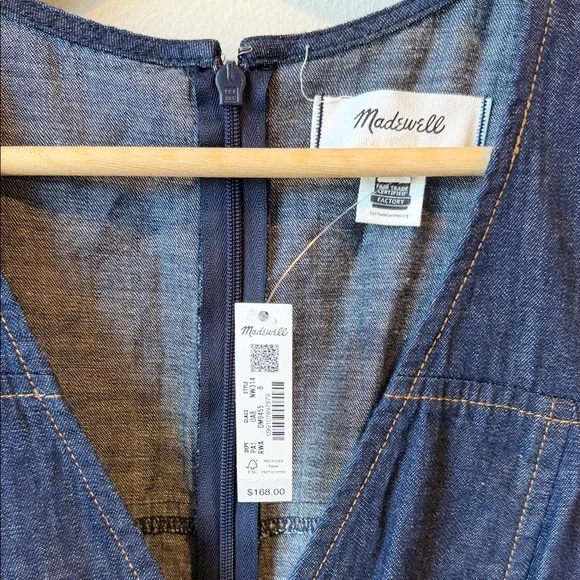 Madewell Dark Blue Denim Dress - Picture 3 of 3